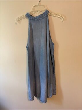 Cloth & Stone denim colored tencel dress